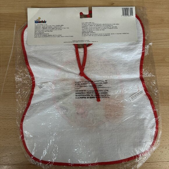 Vintage 90s Disney Duck Tales Baby Bib New Sealed - Picture 2 of 5